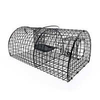 Vangkooi ratten multicatch zwart | levend vangen | 40 x 24 x 17 cm | herbruikbaar