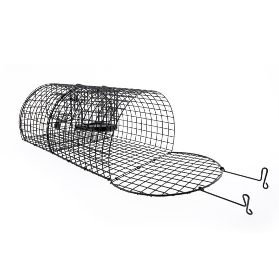 Vangkooi ratten multicatch zwart | levend vangen | 40 x 24 x 17 cm | herbruikbaar