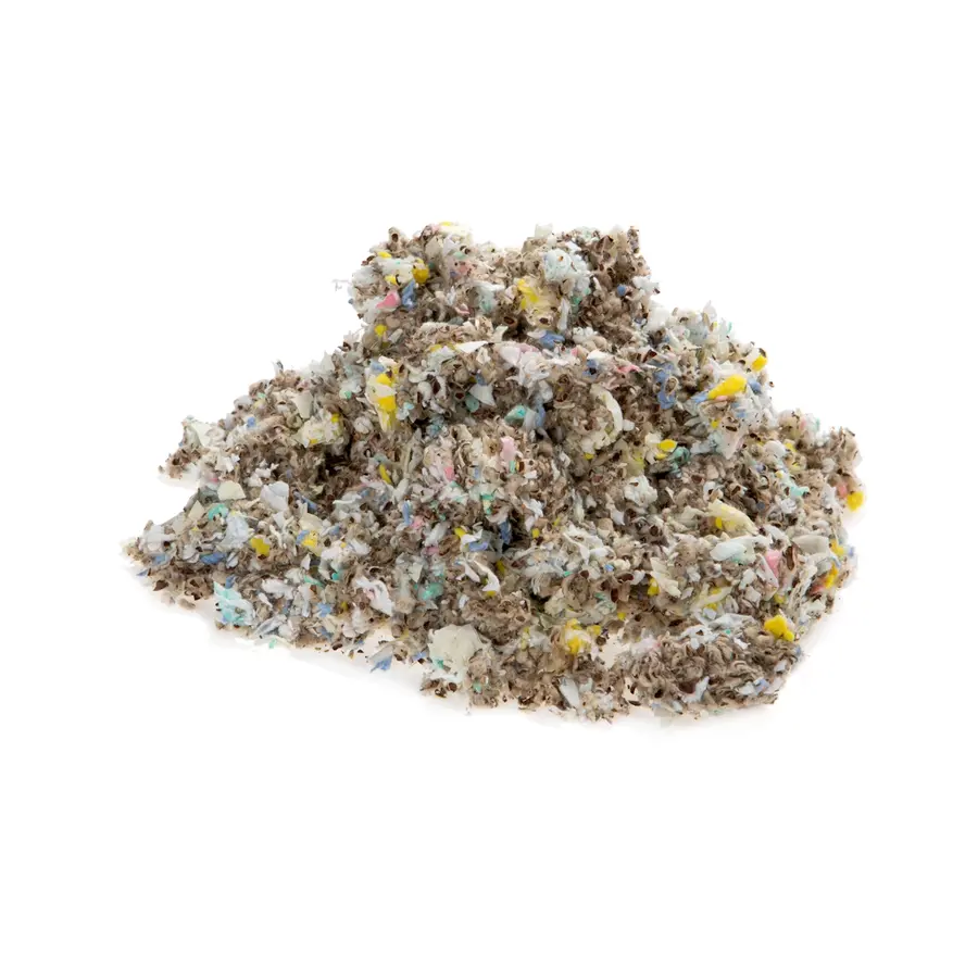 Gekleurde katoenflakes bodembedekking 3L