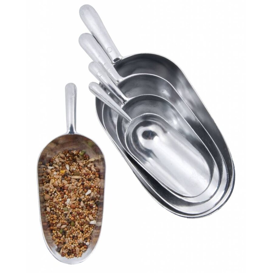 Aluminium doseerschep 150ML| 185MM lengte | nauwkeurig voeren