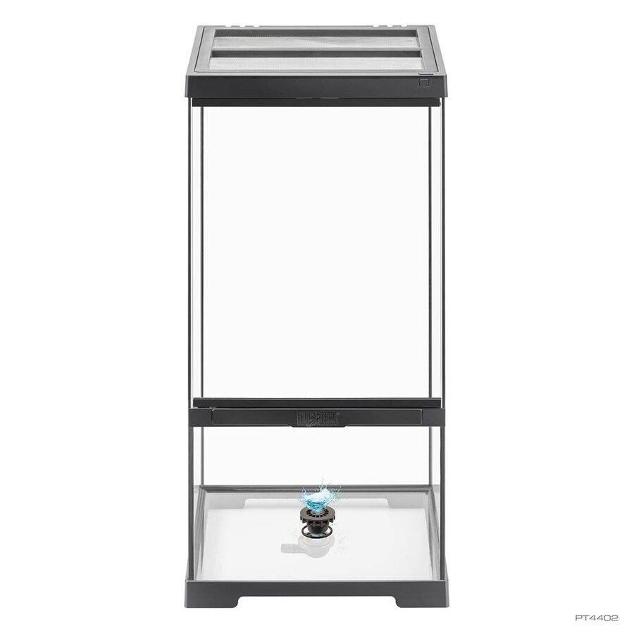 Glazen deurtje paludarium 30x30x60 | vervangende voordeur voor EX Pro paludarium