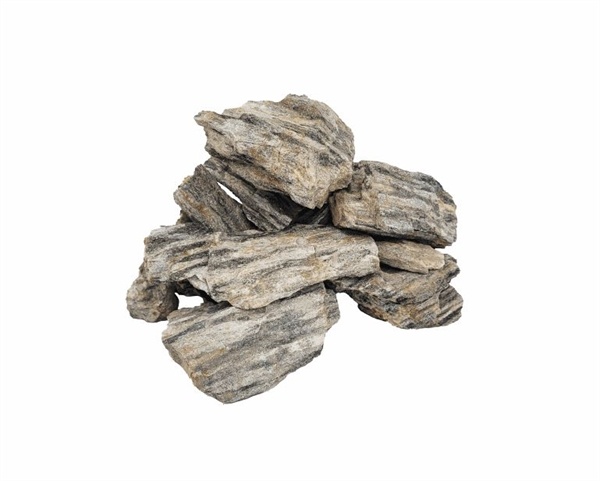 Wood Poit Rocks Grey Fossil Wood Nano Rocks 2 Liter - Junai.nl