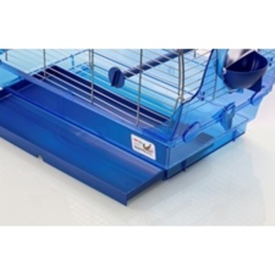 Vogelkooi ARCO met uitschuiflade en bijvulbare voerbakjes | 58x31,5x45 cm | 64x34x47 cm | 79x40x55 cm