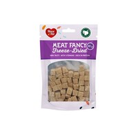 Gevriesdroogde Honden/katten snacks Kalkoenblokjes 20 Gram