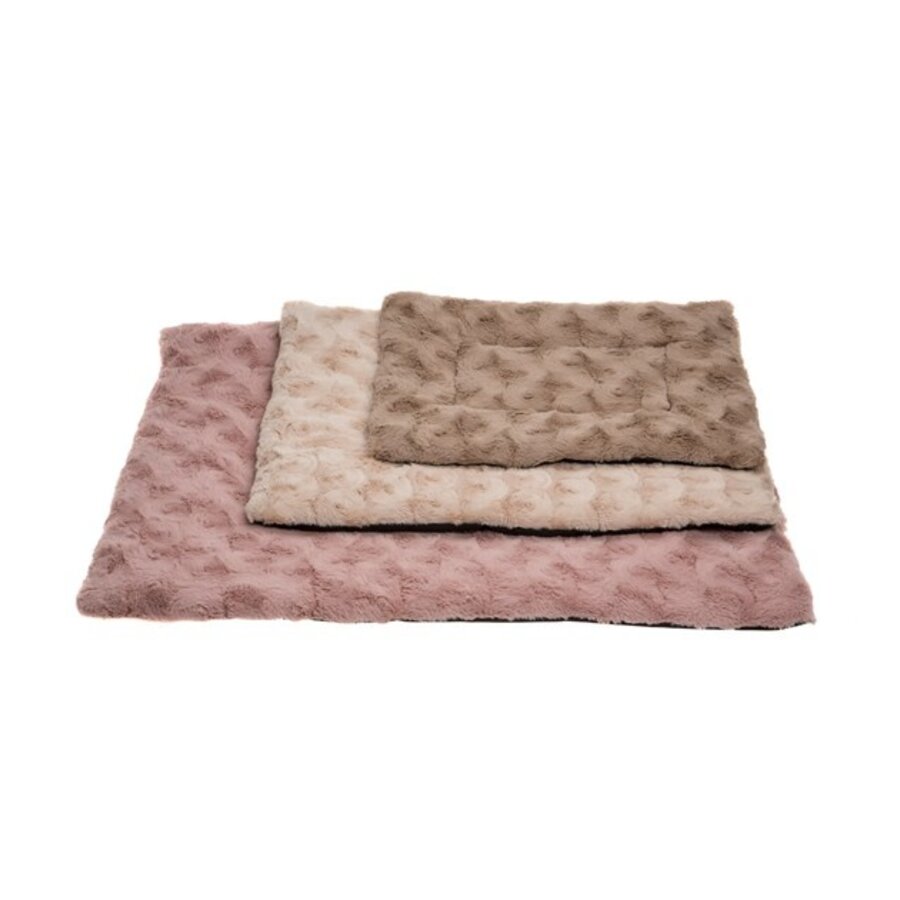 Wasbaar pluche hondenmatras Softy | 3 maten | beige tinten |