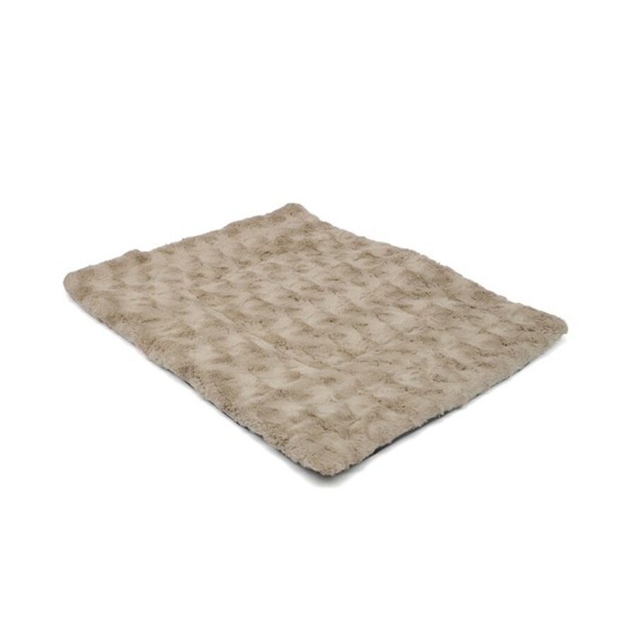 Wasbaar pluche hondenmatras Softy | 3 maten | beige tinten |