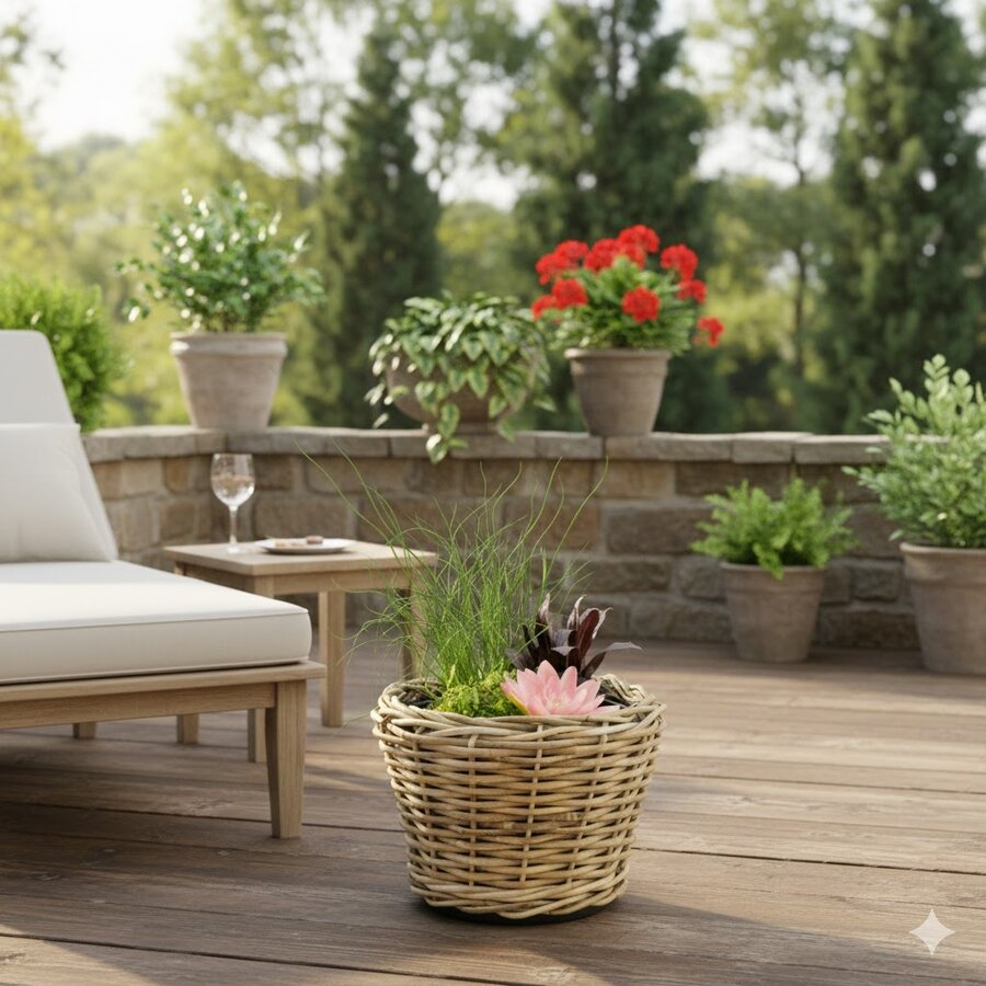 Terrasvijver Rotan Potmand