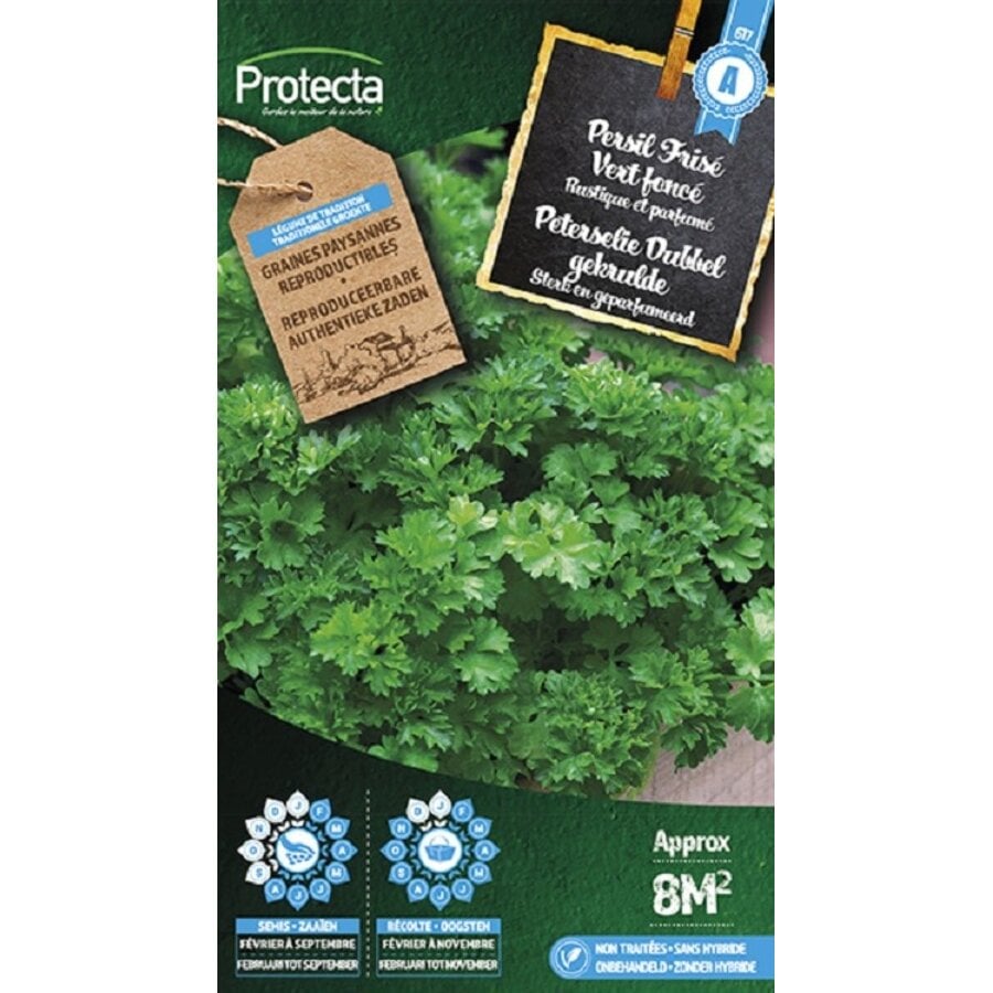 Groente zaden: Peterselie Dubbel gekrulde