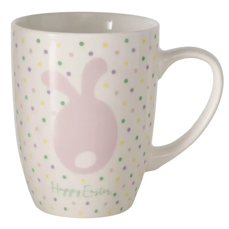 Mok Eggard 330 ml wit | keramische koffiemok | vaatwasser- en magnetronbestendig