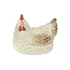 Zittende kip decoratie 18 cm
