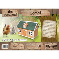 Duvo+ Woodland Kippen en konijnen hok
