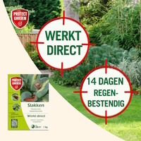 Slakkenkorrels 1 kg regenbestendig | stopt vraatschade in siertuin en moestuin