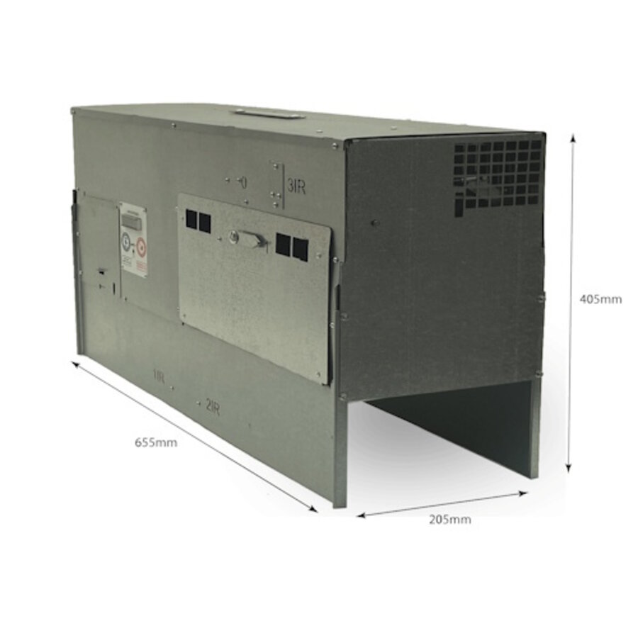 Automatische elektrische rattenval 6000V | digitaal scherm + pieptoon | netstroomadapter 230V-12V | opvangbak