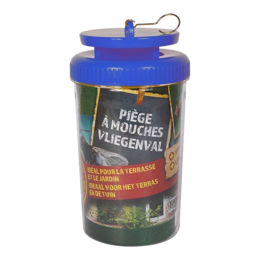 Kit vliegenval met lokstof | zonder insecticide | voor binnen en rondom gebouwen