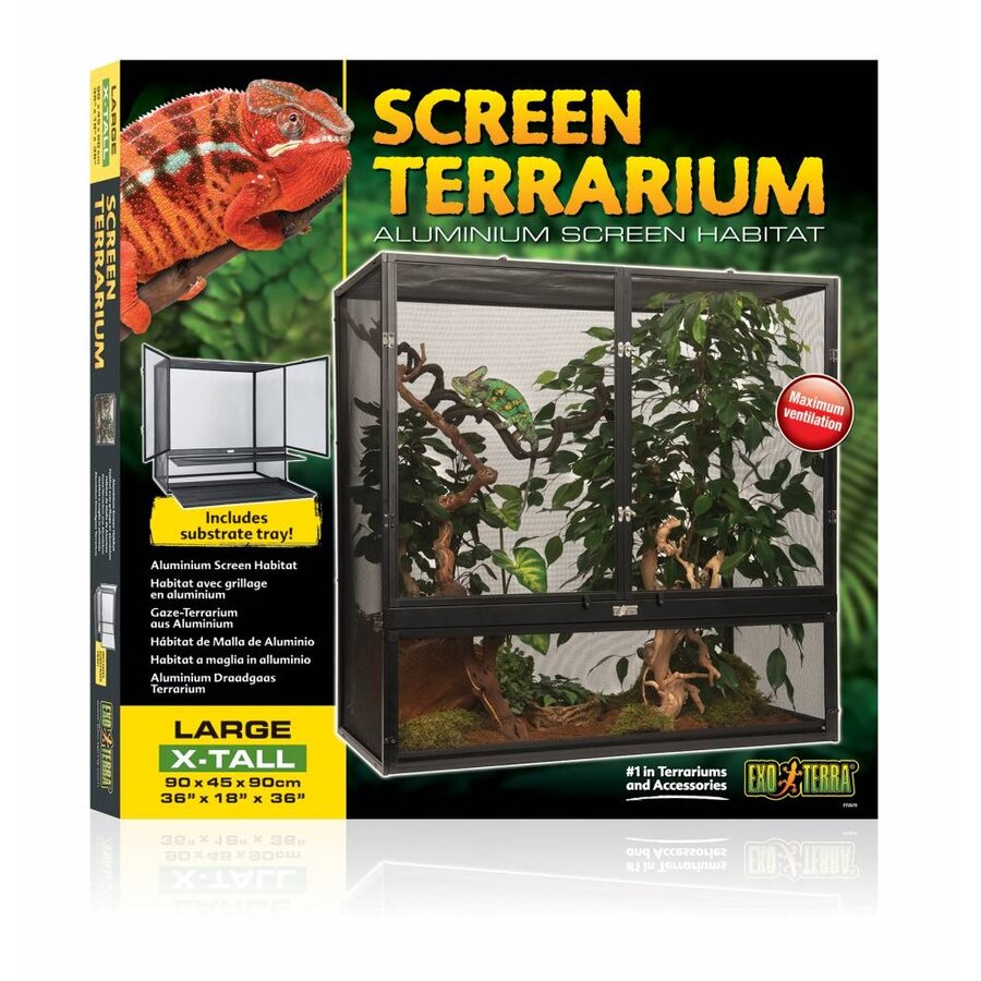 Exo Terra Aluminium Draadgaas Terrarium L/X-Tall