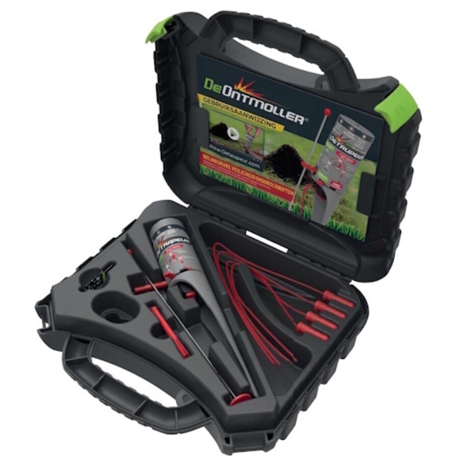 Ontmoller startkit mollenval met 4 klappers | compleet koffertje