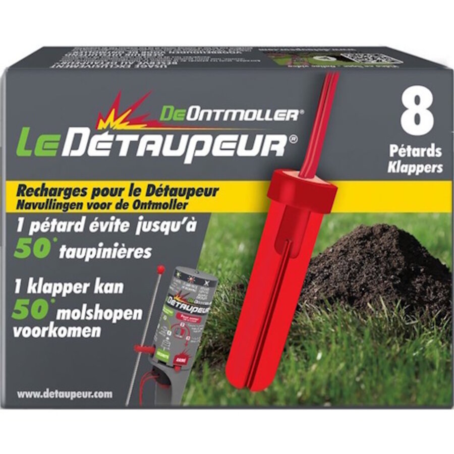 Navulling ontmoller klappers 8 stuks | voor ontmoller toestel