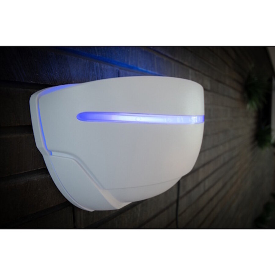 Uplight vliegenlamp met lijmplaat 18W | wandmodel | 50 m² | 37,5 x 19,5 x 14 cm