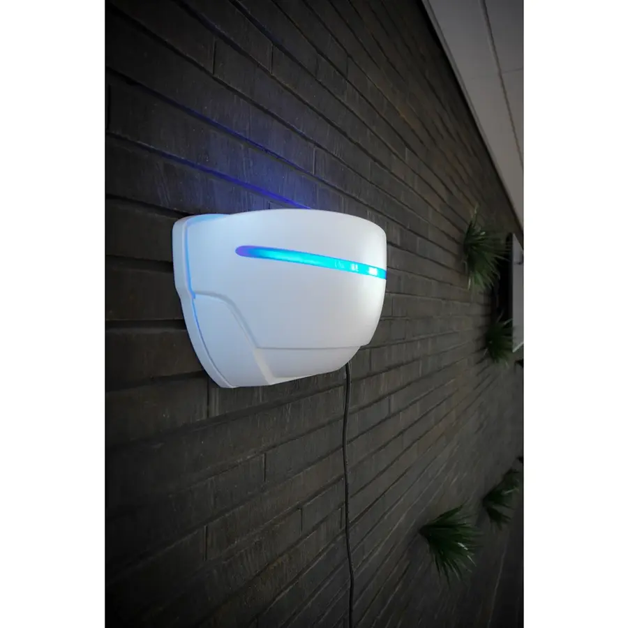 Uplight vliegenlamp met lijmplaat 18W | wandmodel | 50 m² | 37,5 x 19,5 x 14 cm