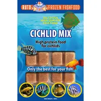 Cichlide mix blister 100 gram | diepvriesvoer in porties voor cichliden