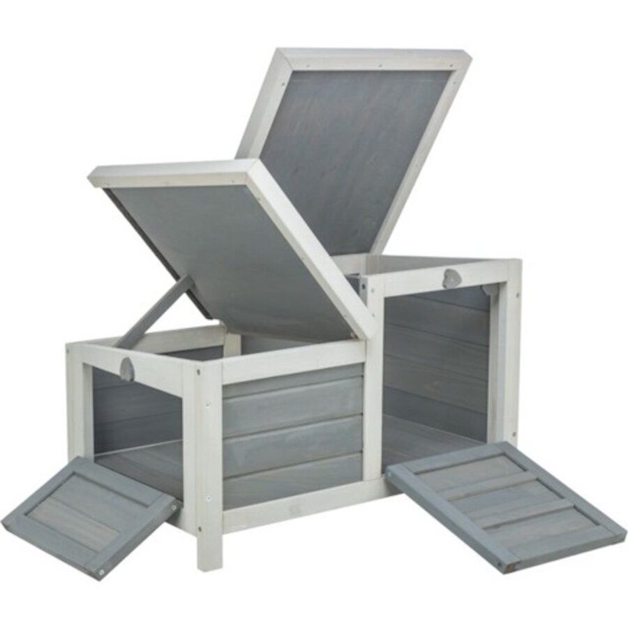 Kleindierhuis met 2 ingangen