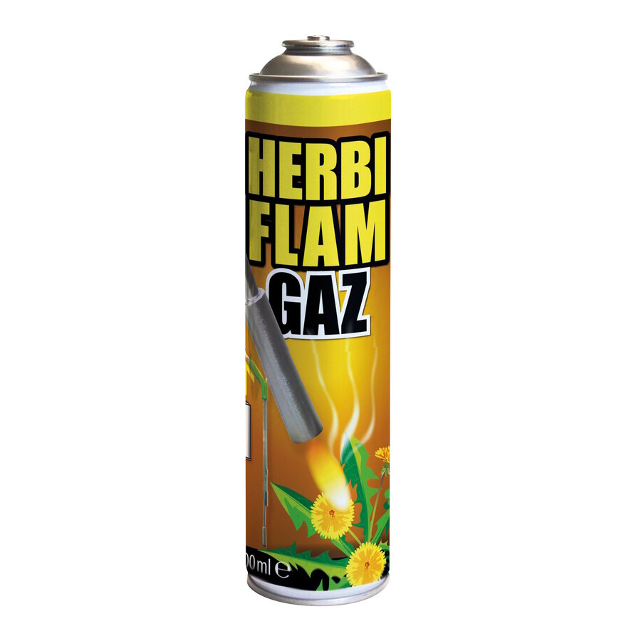 Herbi Flam universele gasfles 600 ml voor onkruidbranders