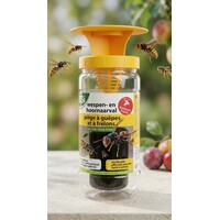 Herbruikbare wespen- en hornaarsval met lokstof | incl. 200 ml lokstofconcentraa