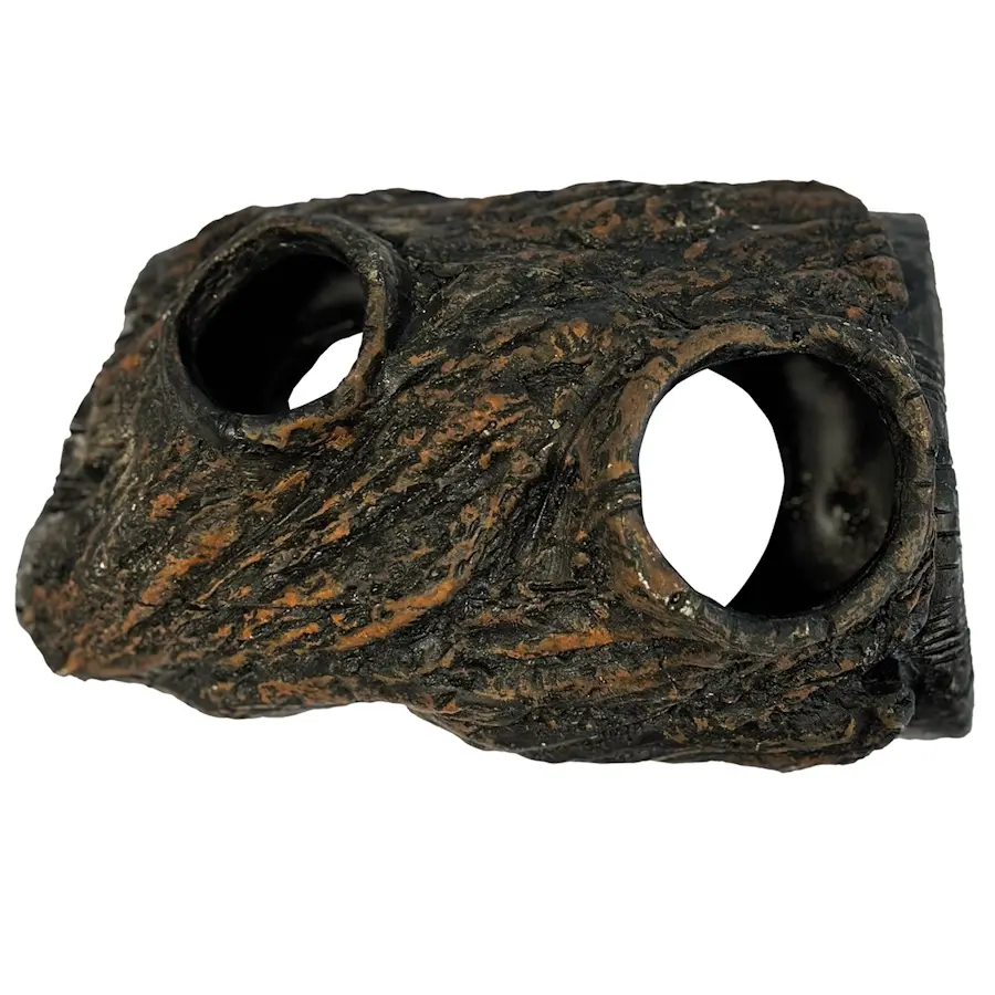 Gecko wand schuilplaats met zuignappen | rotslook | ca. 13,5 x 21,0 x 9 cm