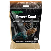 Woestijnzand geel 10 kg | natuurlijk terrariumzand voor woestijnreptielen
