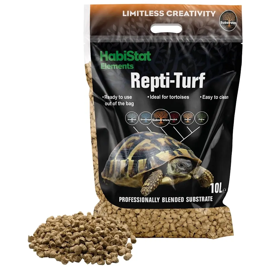 Repti-Turf terrarium bodembedekking | 10 liter natuurlijk gras-substraat