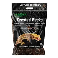 Wimpergekko substraat 10 liter | vochtvasthoudende bodemmix voor regenwoudterrarium