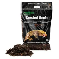 Wimpergekko substraat 10 liter | vochtvasthoudende bodemmix voor regenwoudterrarium