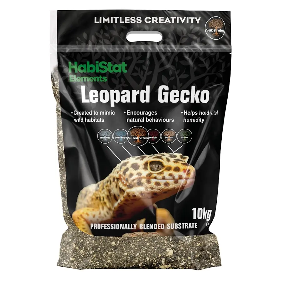 Luipaardgekko substraat 10 kg | natuurlijk graafsubstraat voor woestijnterrarium