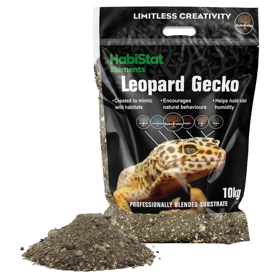 Luipaardgekko substraat 10 kg | natuurlijk graafsubstraat voor woestijnterrarium