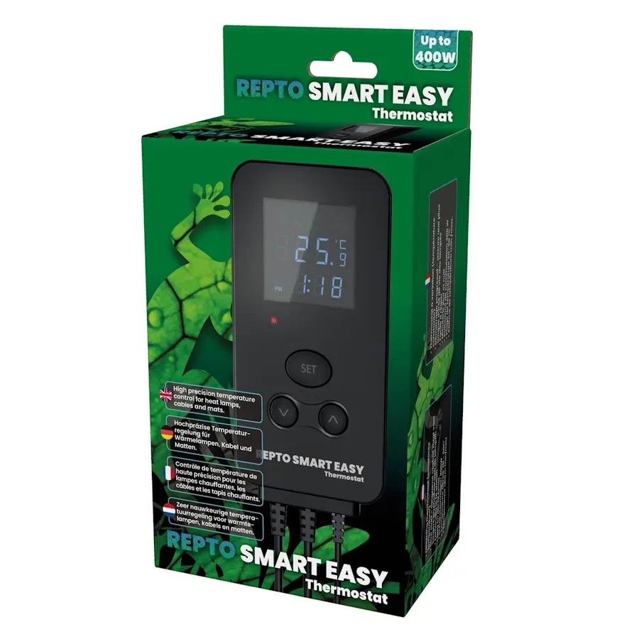 Smart Easy dimming thermostaat met dag en nacht timer | 20–50 °C | 400W
