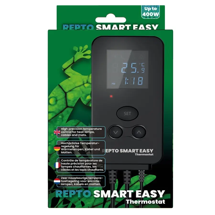 Smart Easy dimming thermostaat met dag en nacht timer | 20–50 °C | 400W