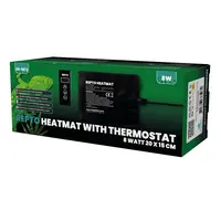 Warmtemat met thermostaat | terrarium bodemverwarming in 4 maten