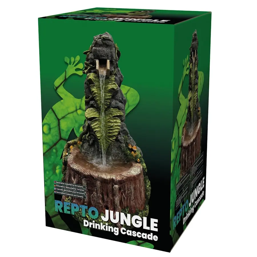 Jungle Drinking Cascade terrarium waterval met pomp | 30 x 42 x 28cm