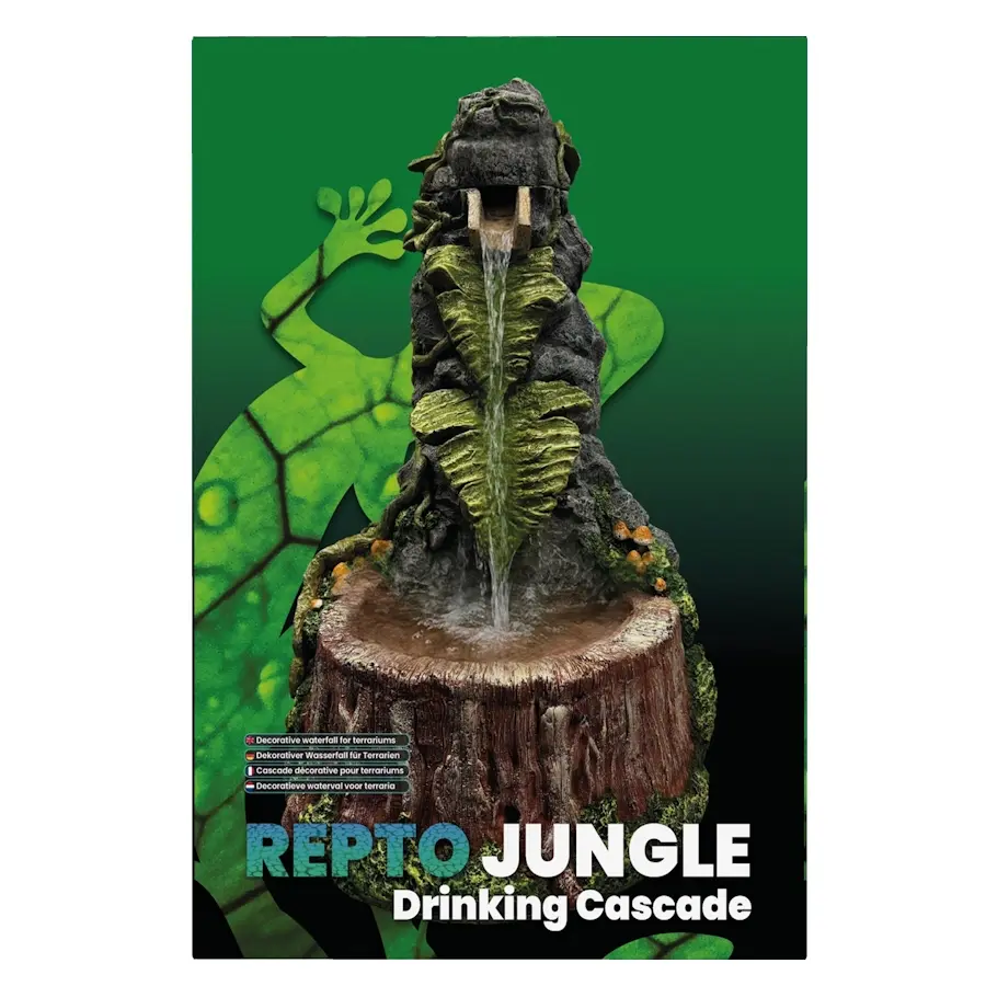 Jungle Drinking Cascade terrarium waterval met pomp | 30 x 42 x 28cm