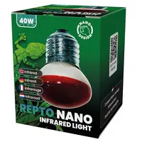 Nano infrarood warmtelamp 25 | 40 watt voor nachtverwarming terrarium (E27)