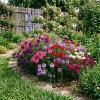 Tukana Scarlet Verbena (tuinverbena) | 10–20 cm hoog bij levering | 11 cm pot | mixkleuren voor pot, balkonbak en border | per stuk
