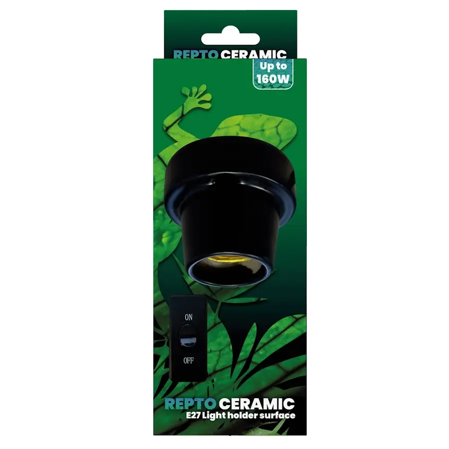 Keramische E27 lamphouder verticale montage | max. 160W