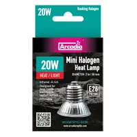 Halogen mini basking spot warmtelamp 20 watt | E27 | gerichte zonneplek