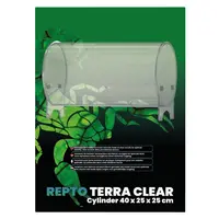 Clear cilinder terrarium 40 x 25 x 25 cm | 360° zicht | acryl verblijf