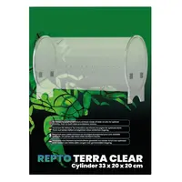 Cilinder terrarium 33x20x20 cm | 360° zicht | helder acryl