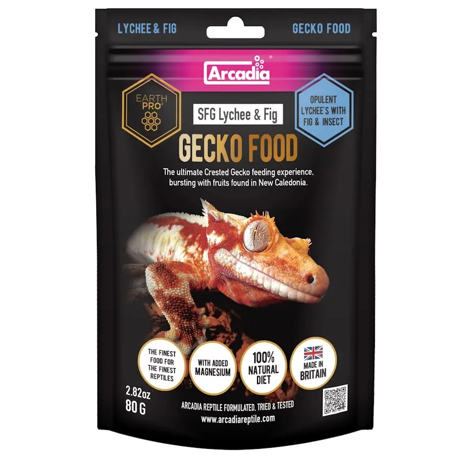 StickyFoot Gold Lychee | Vijg compleet poedervoer voor gekko’s 80 g