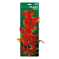 Kunstplant klimrank Hedera oranje | 60 cm | terrarium hangplant met zuignap