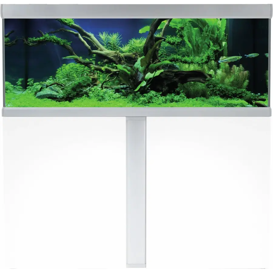 AkvaStabil Fusion aquariumkast 130 wit 130x50x75 cm spatwaterdicht meubel