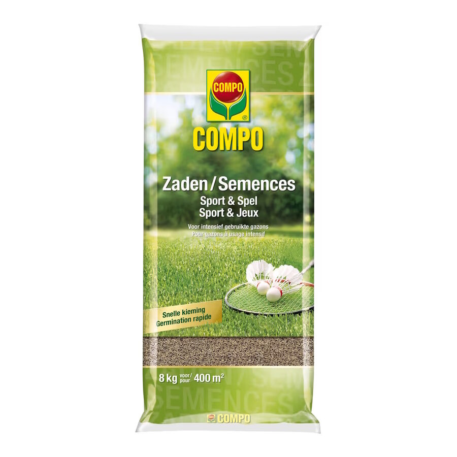 Gazonzaad Sport | Spel Aanleg 4 kg | tot 200 m² | snel kiemend speelgazon