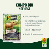 BIO Koemestkorrels 10 kg | organische bodemverbeteraar voor sier- en moestuin